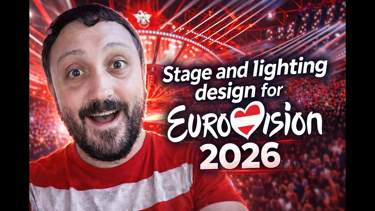 Stage and lighting design for Eurovision 2026