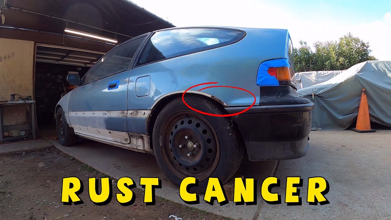 ROTTED OUT RUSTED QUARTER PANEL REPAIR | 89 HONDA CRX