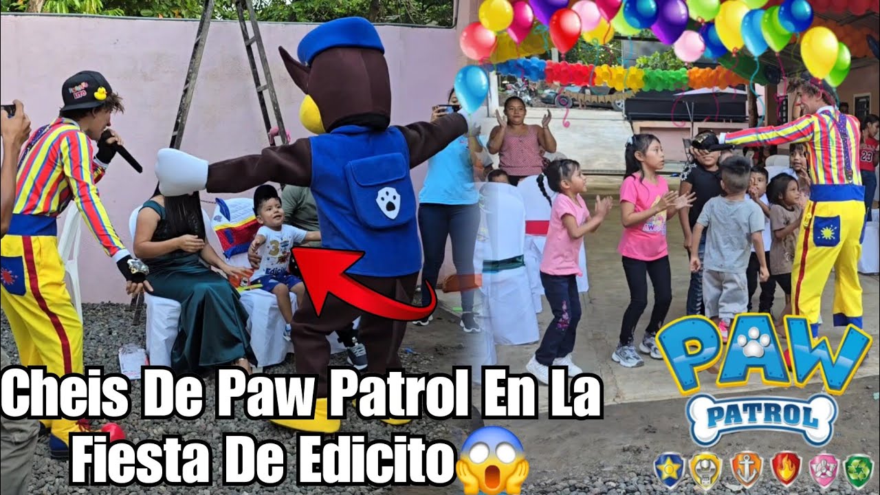 Edicito Lloró De La Emoción😭Cheis De Paw Patrol En Vivo Llegó A Su Casa‼️No Lo Podia Creer😱
