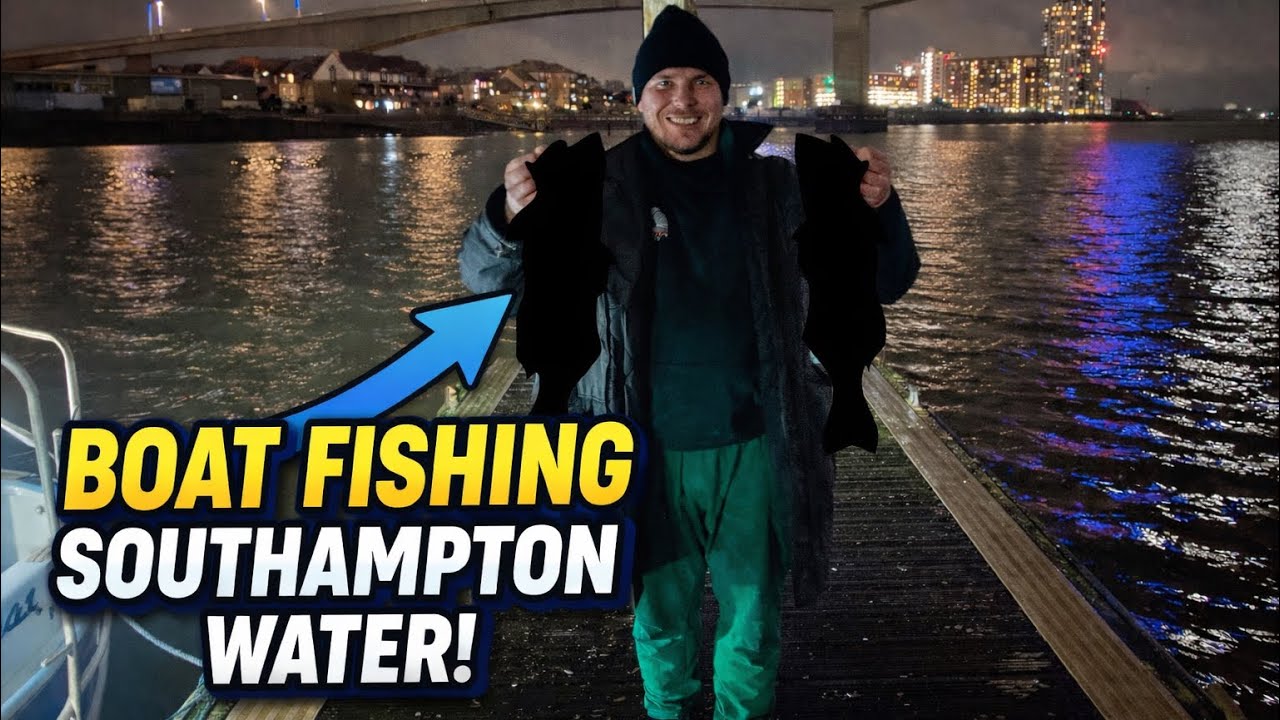 We Caught A MONSTER! - Southampton Water - Boat Fishing UK GB