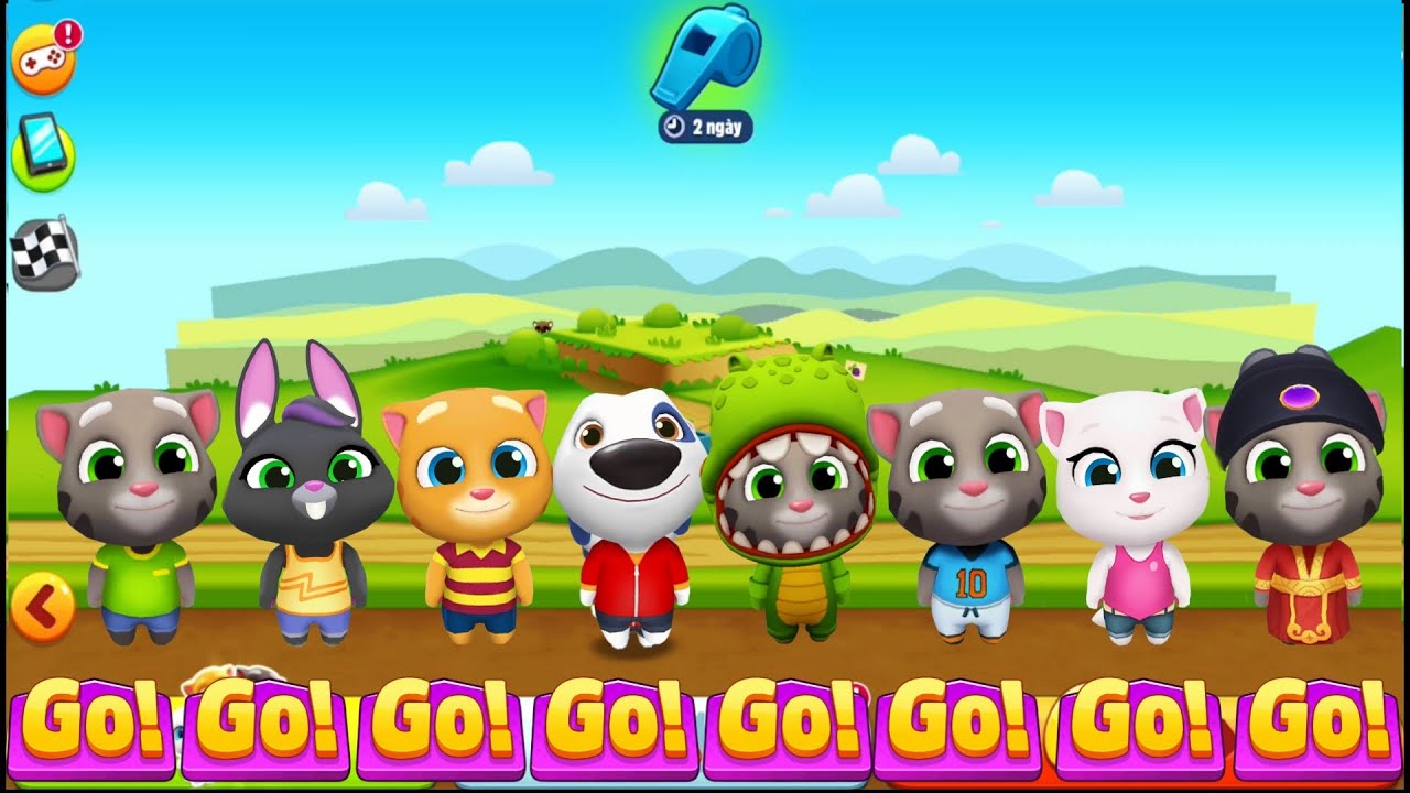 Talking Tom Gold Run All Characters Unlocked - Sports League event 2025 - Fullscreen