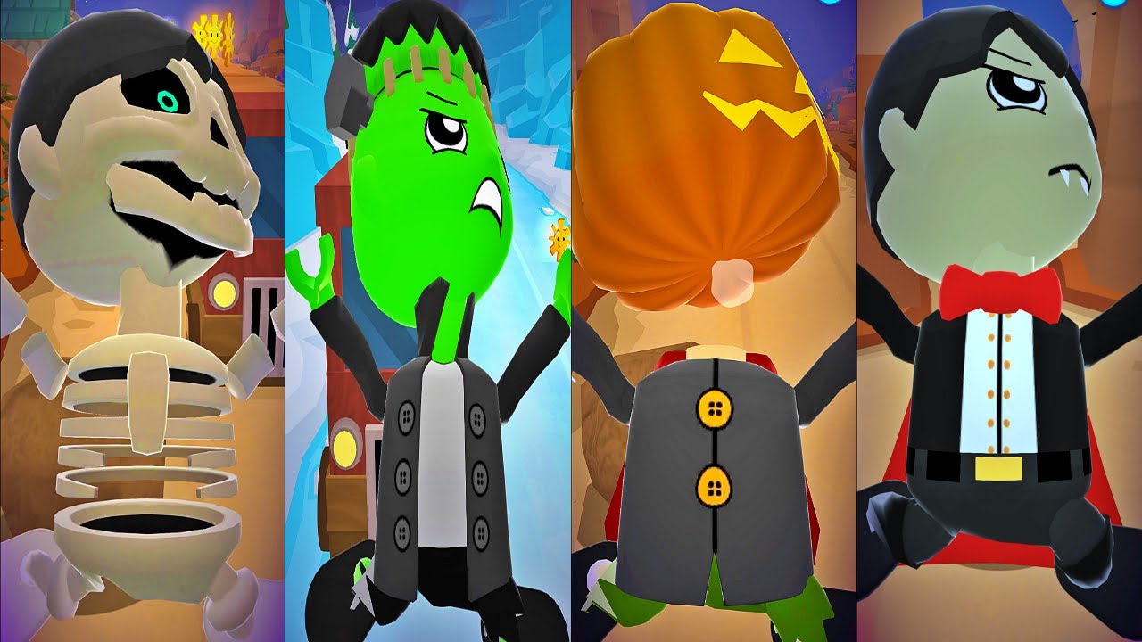 Tag with Ryan Halloween Update Ryan-Stein vs Jack O'Lantern Ryan vs Skele-Ryan vs Count Ryan Dracula