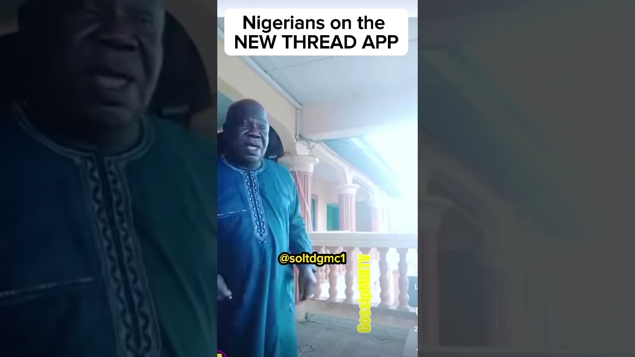 Nigerians on thread app #youtubeshorts #trending #funny #thread