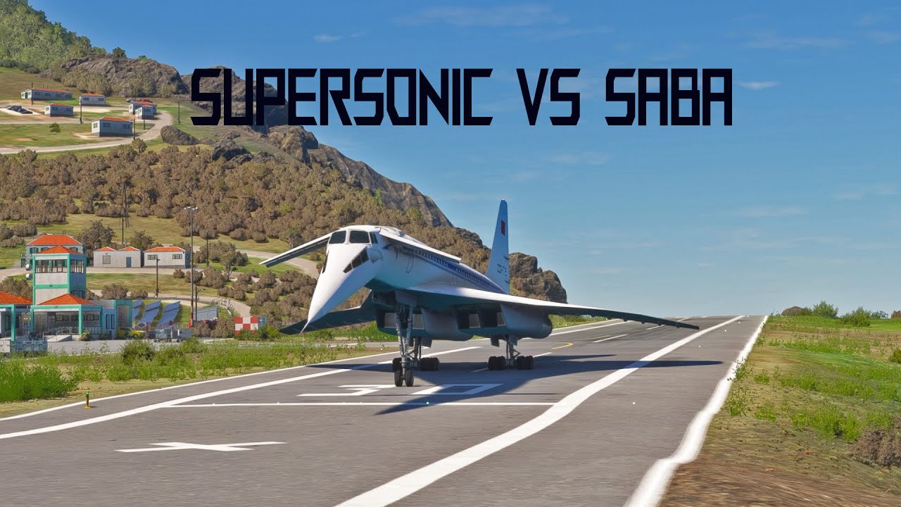 Supersonic Tu-144 Takes Off from the World’s Shortest Runway (Saba)