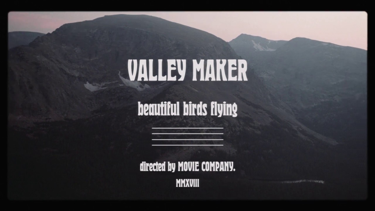 Valley Maker - Beautiful Birds Flying (Official Video)