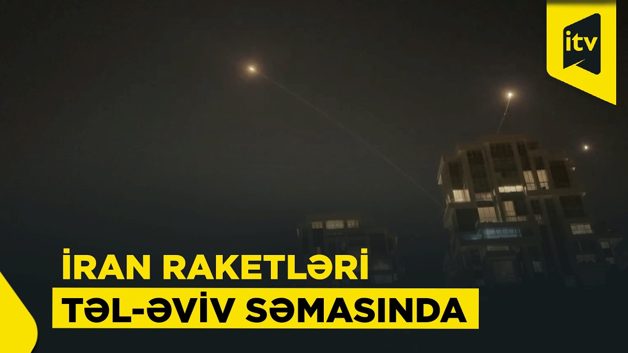 İranın İsrailə atdığı raketlərin qarşısı alınıb