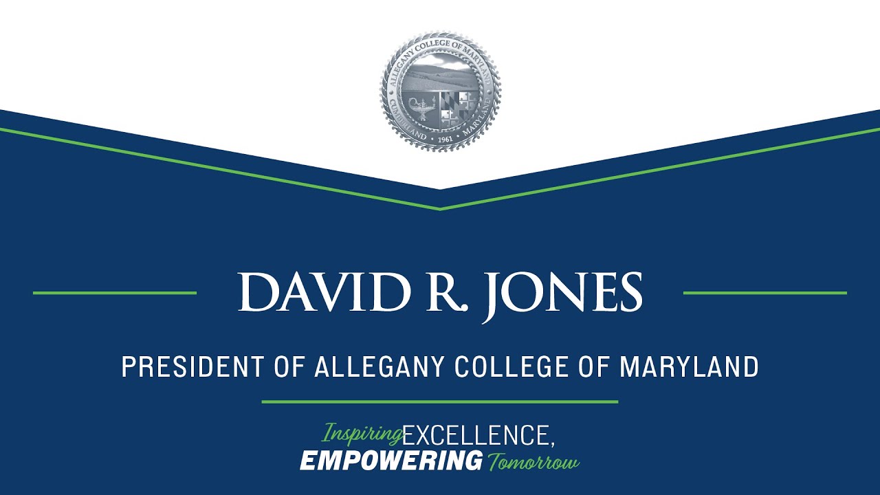 The Inauguration of David Jones, President of Allegany College of MD