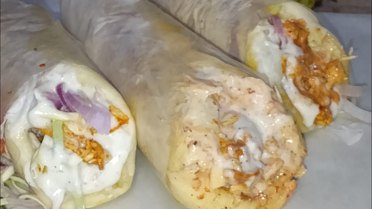 Chicken Shawarma Recipe | Chicken Shawarma at Home | Shawarma Sauce Recipe |
