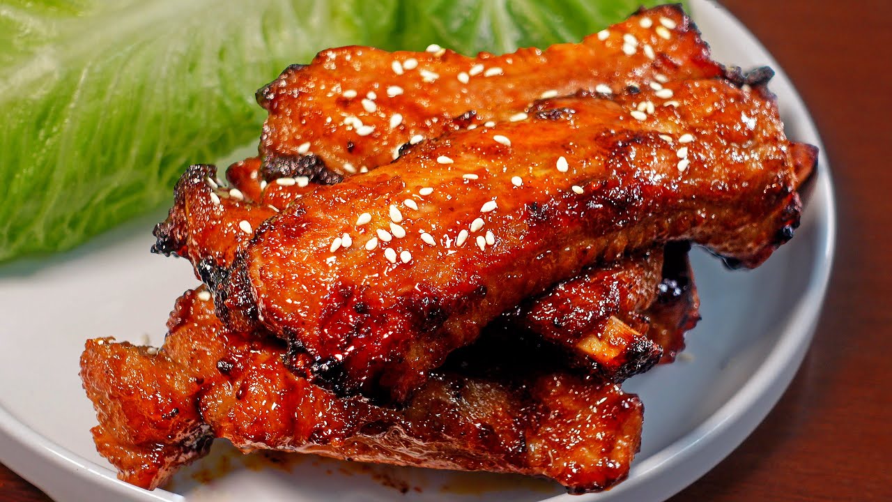 EASY Chinese BBQ Pork Ribs By Air Fryer 💯 Char Siu Recipe