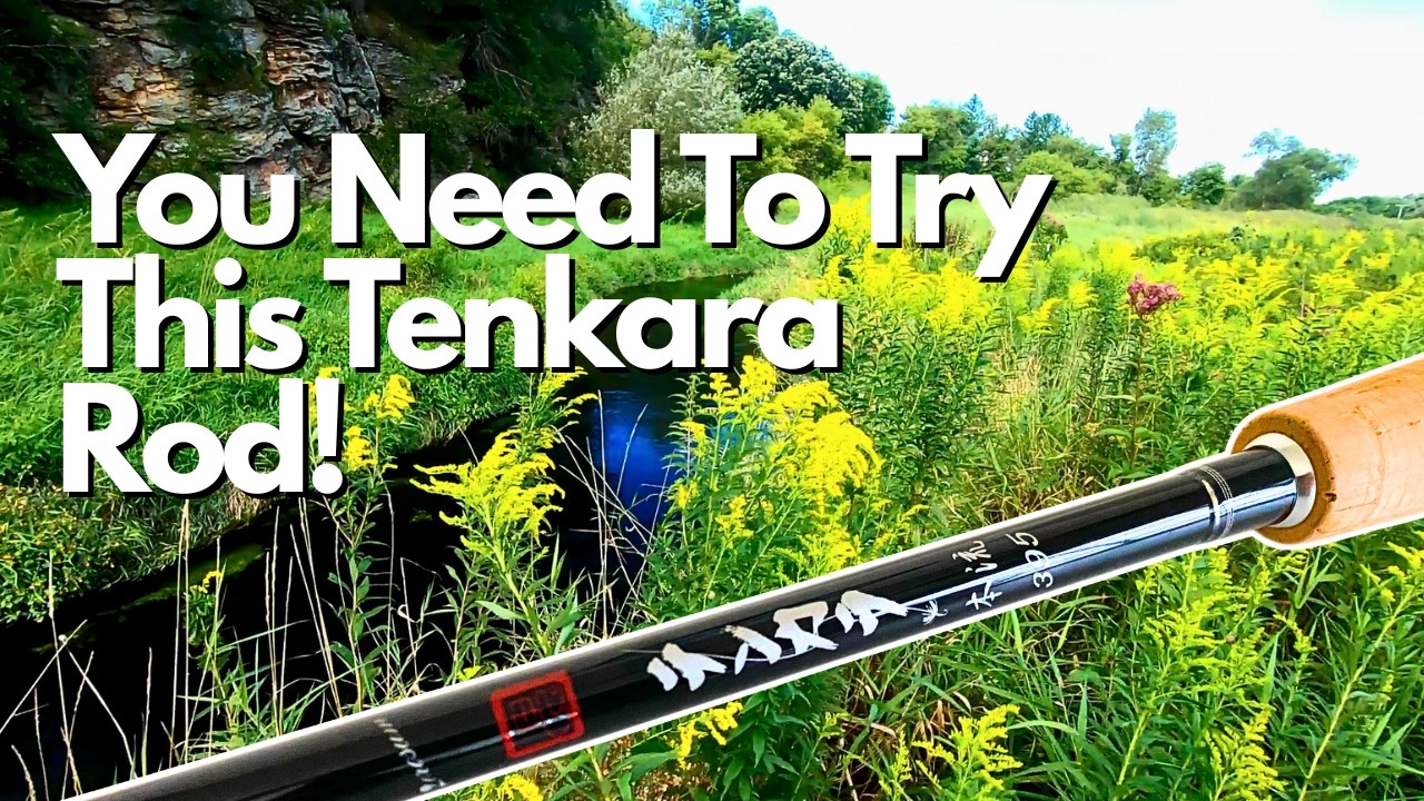 My First Time Using The Oni Honryu 395 | Wisconsin Driftless Trout Fishing #tenkara #fishing #trout