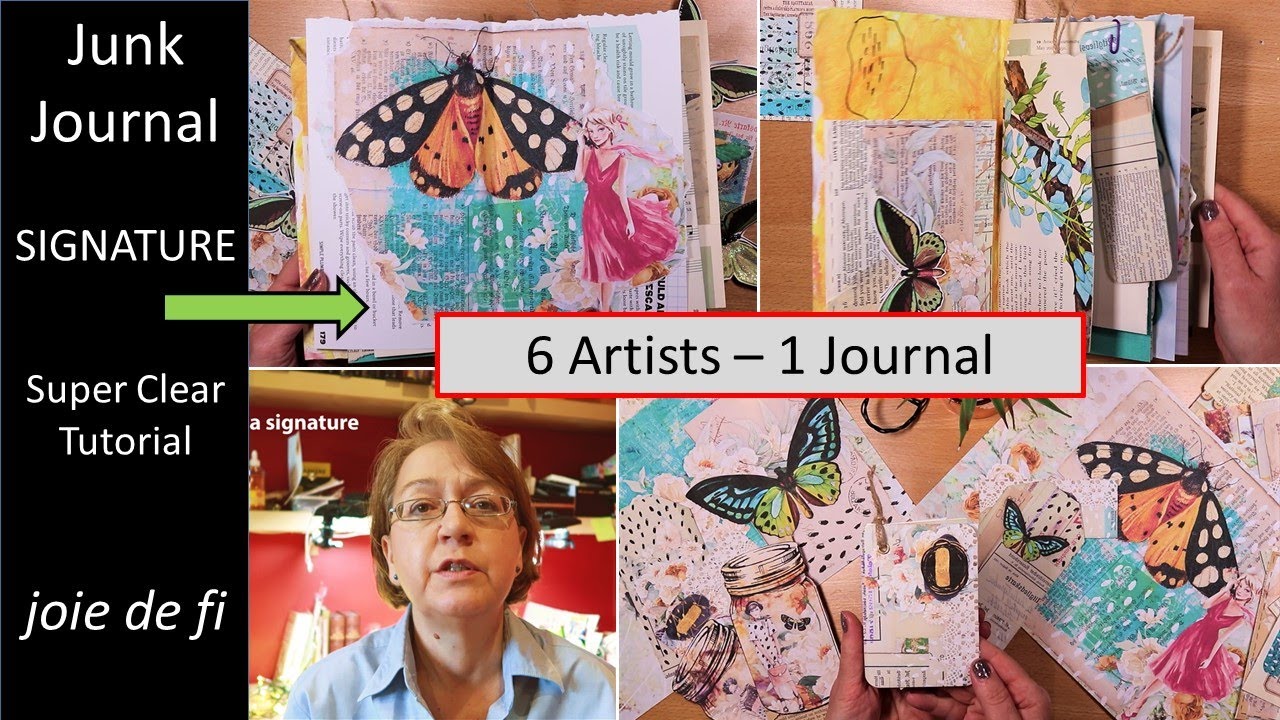 Make A JUNK JOURNAL SIGNATURE ⭐ Step By Step TUTORIAL