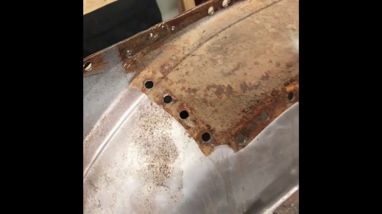 1968 Dodge Dart GT mini tubs wheelhouse removal. Part 1
