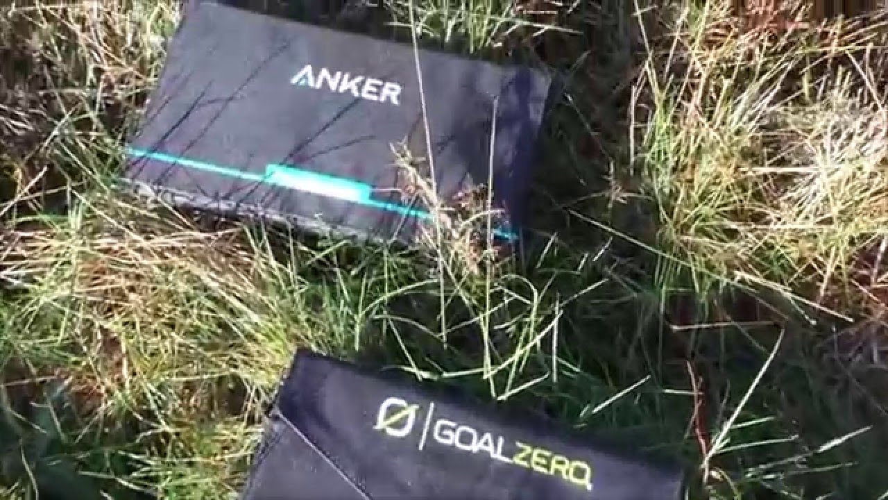 Goal Zero Nomad 7 vs Anker Powerport Solar