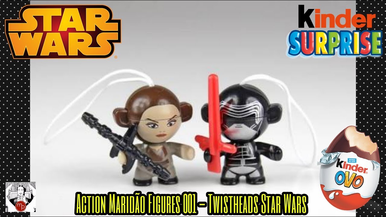 Coleção TwistHeads Star Wars Kinder Ovo 2018