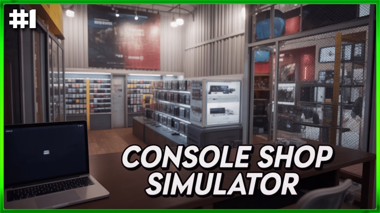 Can I Build the Best Console Shop Ever - Console Shop Simulator #1