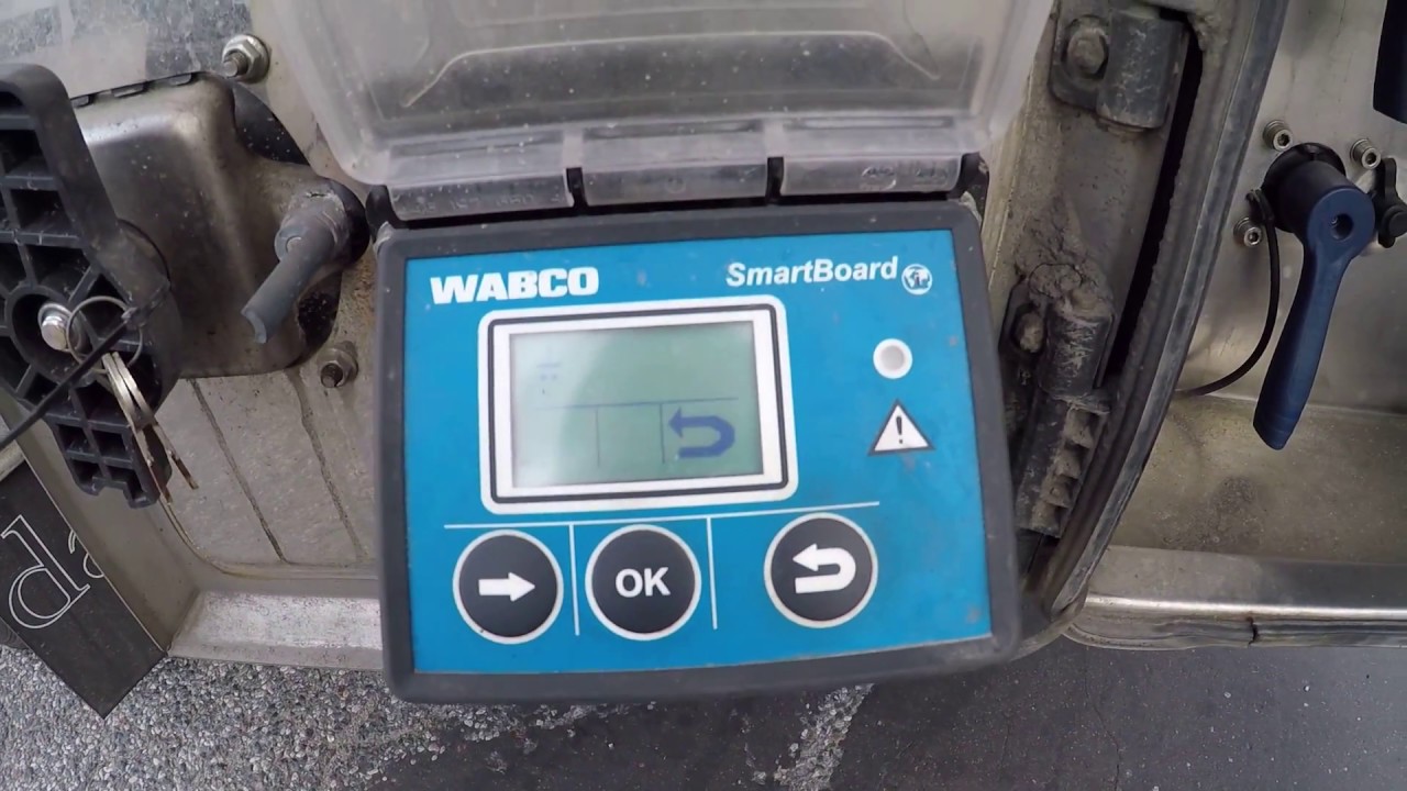 How to: Set Trailer to driving level using WABCO smartboard
