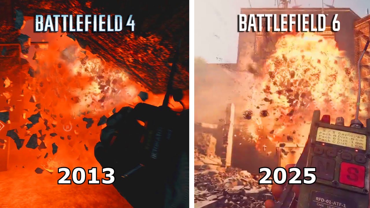 Battlefield 6 vs Battlefield 4 - Attention to Detail & Destruction Comparison