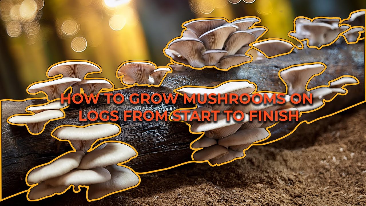 Grow edible mushrooms FOR 6 YEARS at home on logs.