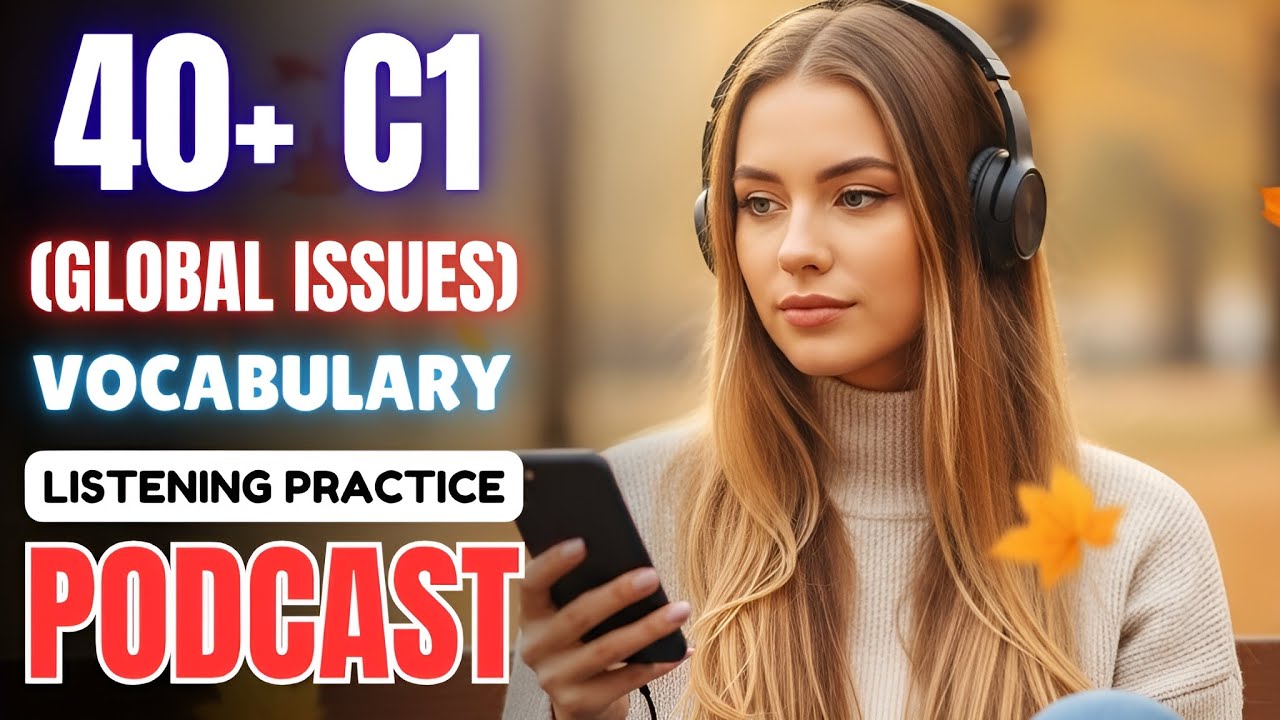 40+ Advanced English Words (C1 Level) || Global Issues Vocabulary Explained