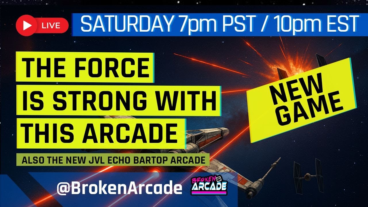 The Force Is Strong With This Arcade... LIVE Unboxing!