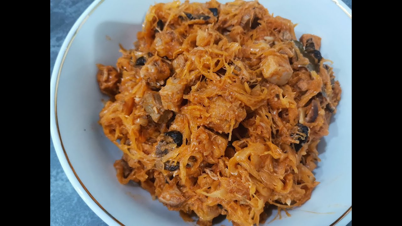 Бигос из квашеной капусты - очень вкусно - пошаговое приготовление - Охотничье рагу