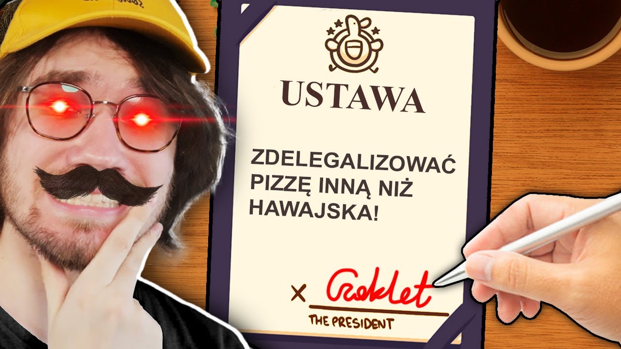 ZOSTAŁEM PREZYDENTEM żeby siać chaos i zniszczenie...