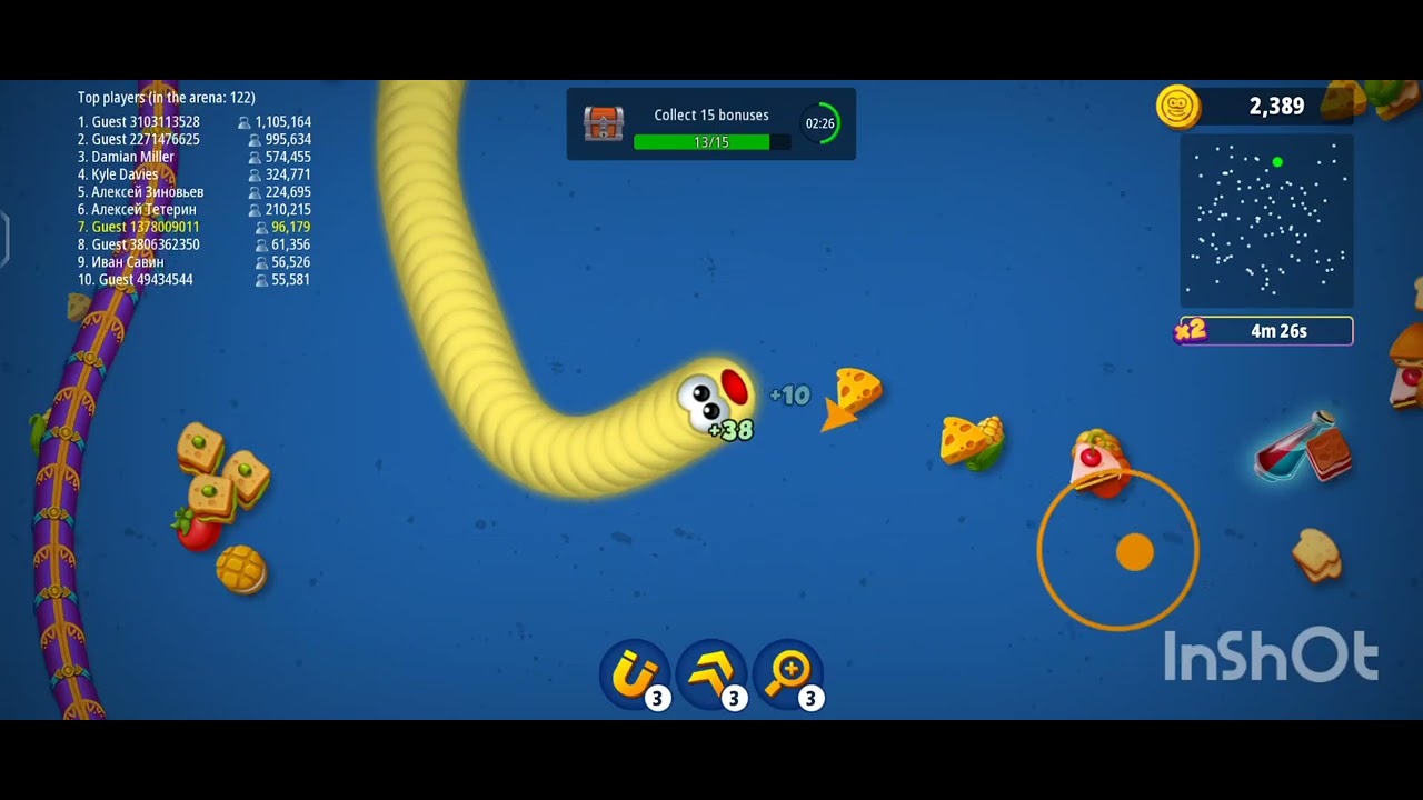 #Wormszons.io  #saamp wala game #magic_slither_snake_gameplay#worms_zone_magic_slither_snake