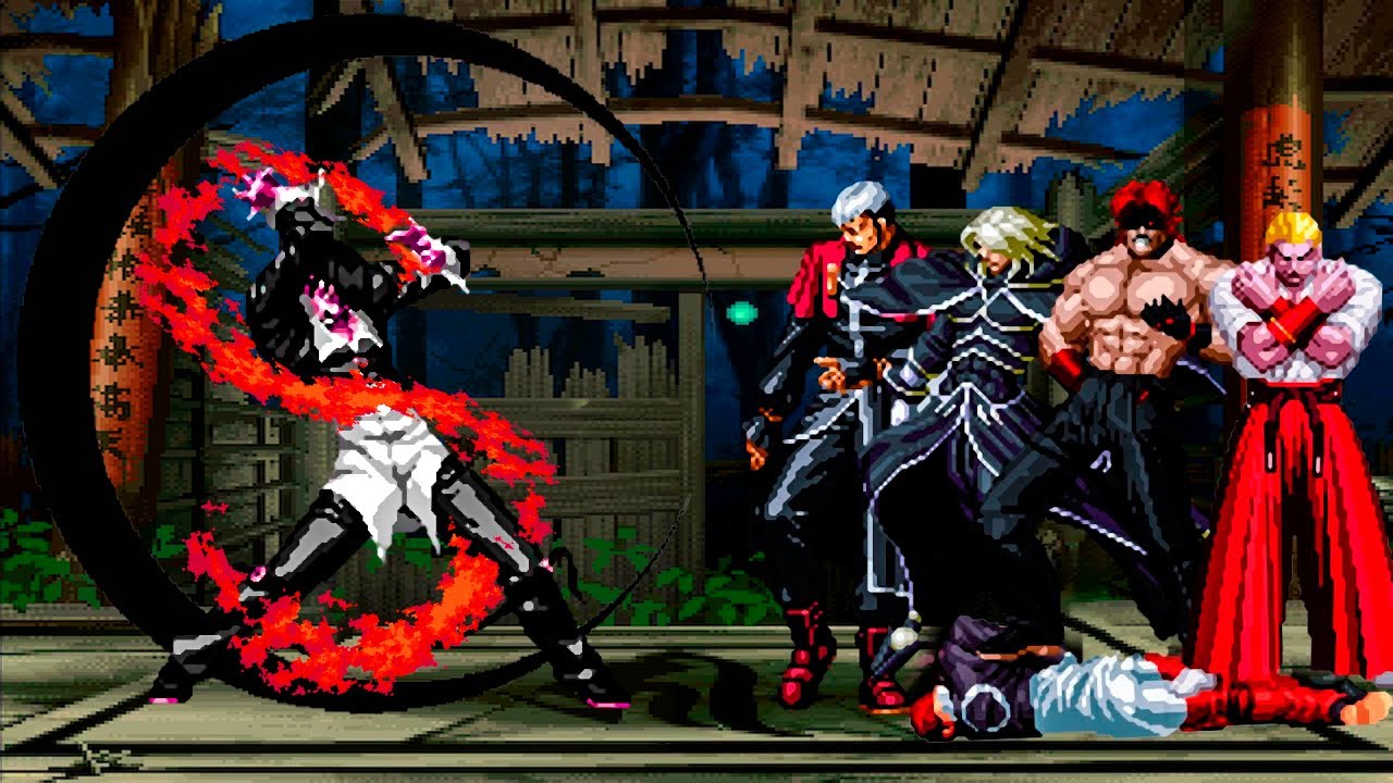 [KOF Mugen] O. Infernogami vs KOF Bosses Team