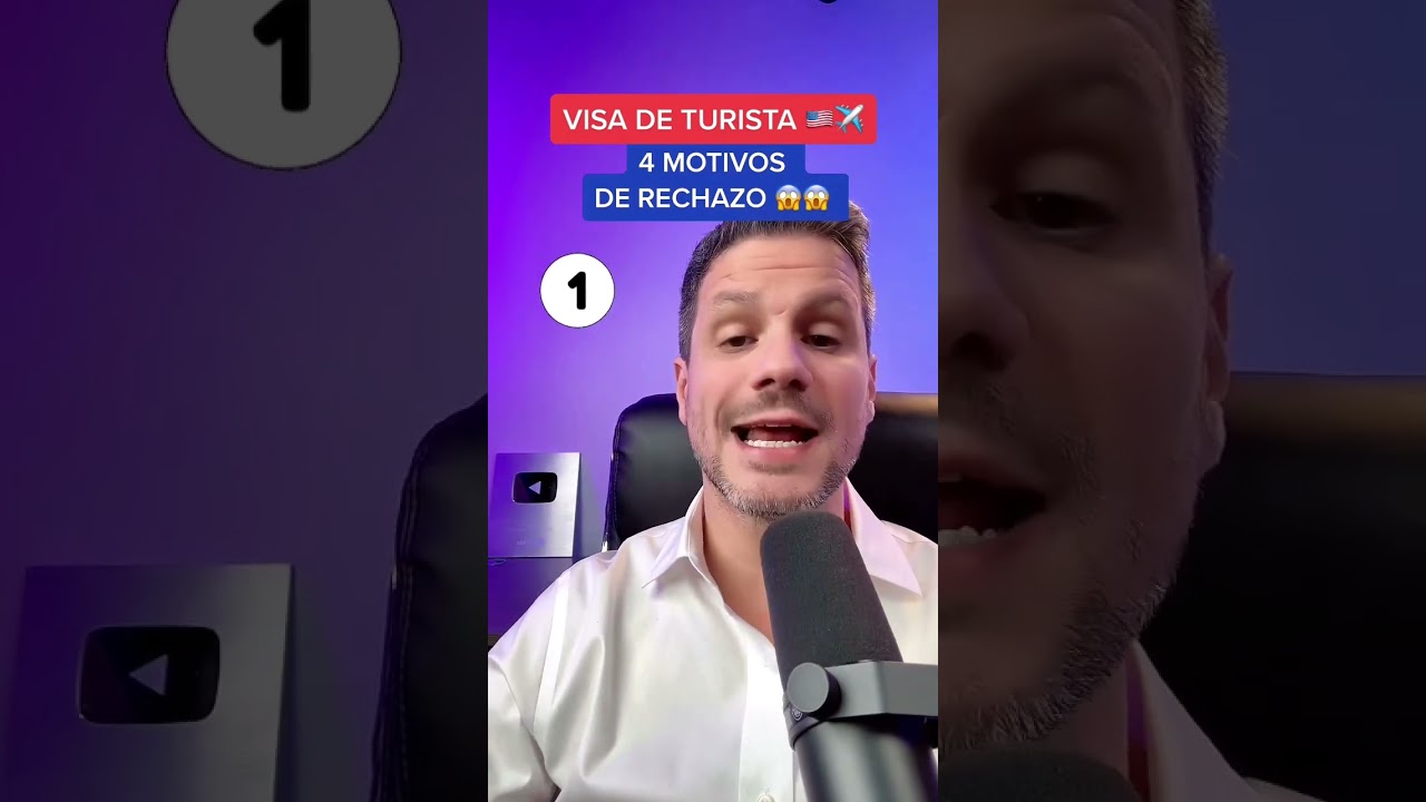 😱 RECHAZO VISA de TURISTA USA? 🇺🇸