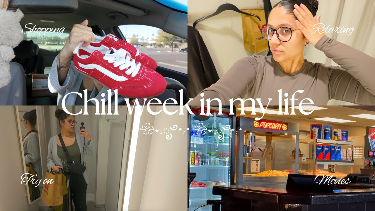Chill week in my life | SHOPPING | going to the movies