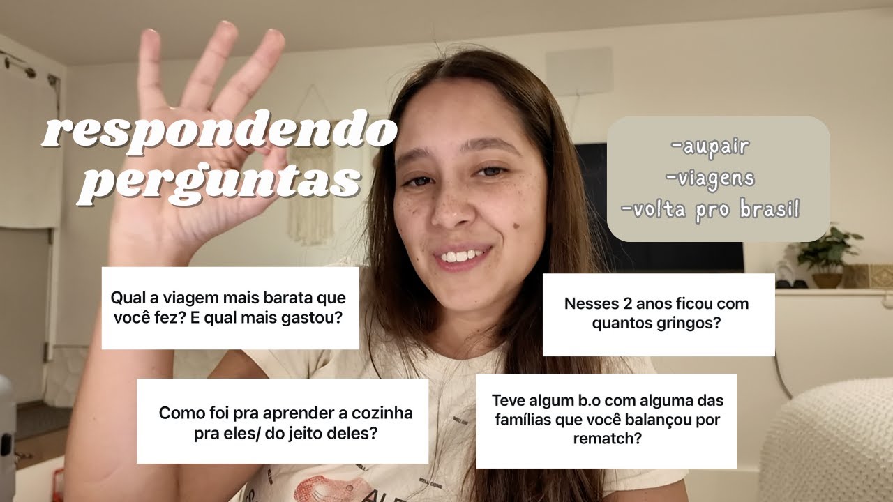 respondendo perguntas: fim do meu aupair nos Estados Unidos