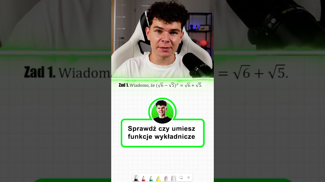 🔥Test przed sprawdzianem z funkcji wykładniczej❗️