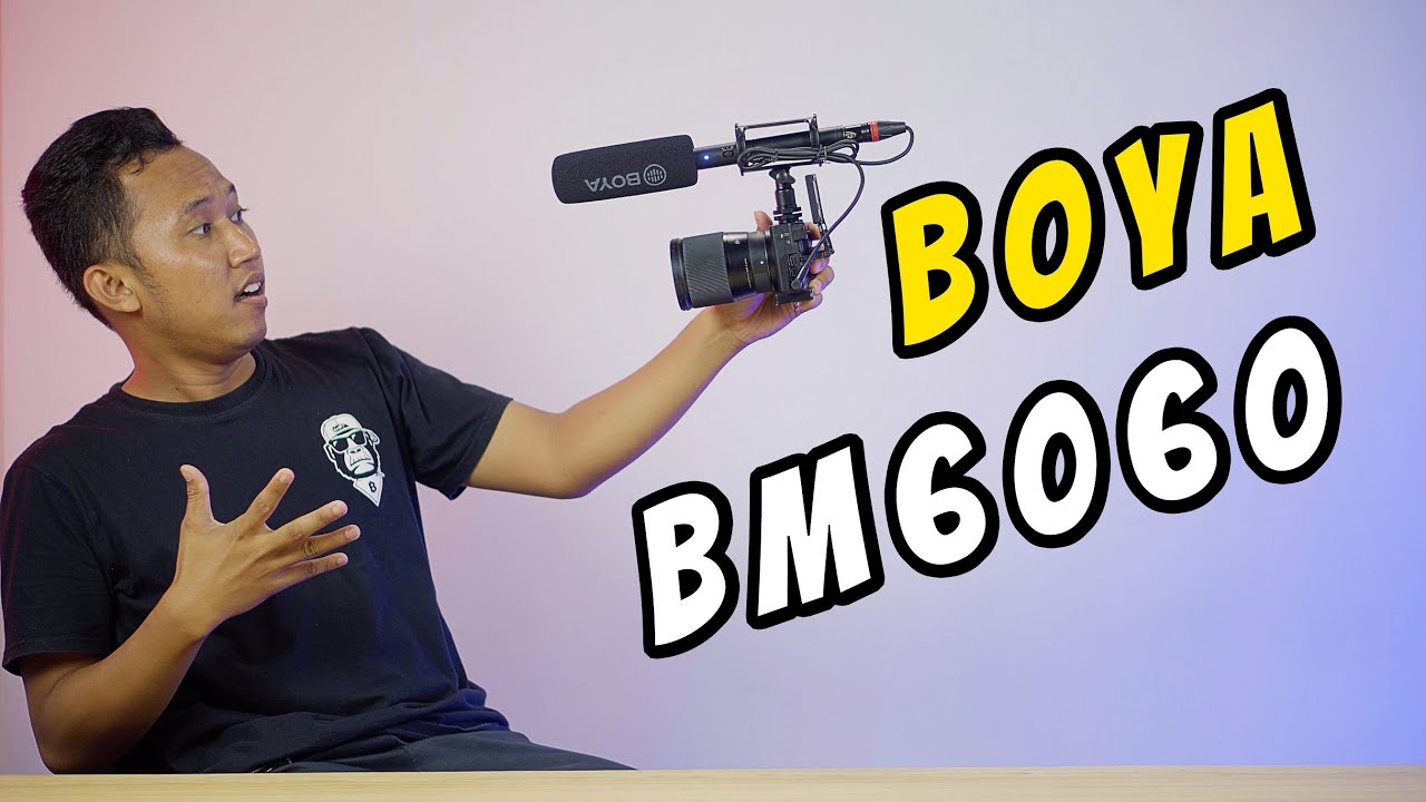 Review Microphone Dokumenter / FILM Pendek !! Boya BY-BM6060 Super Cardioid Condenser Mic ~ Laiqul