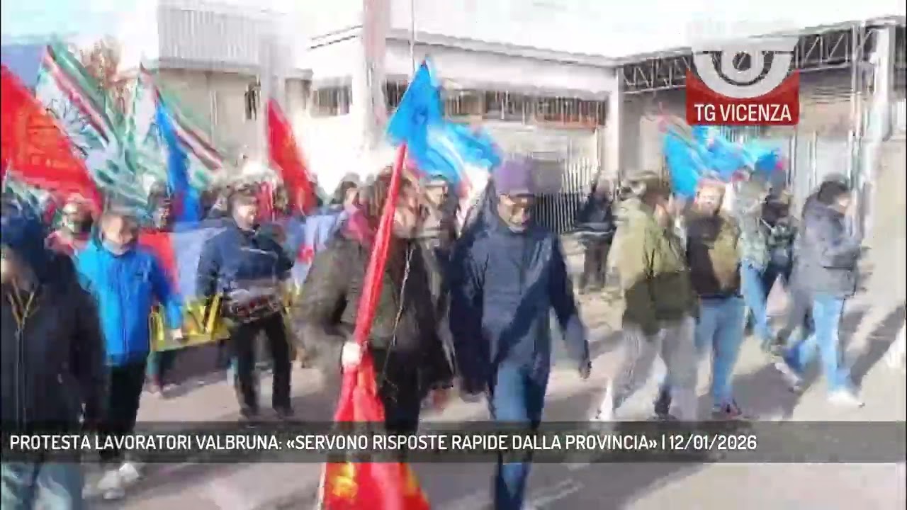PROTESTA LAVORATORI VALBRUNA: &laquo;SERVONO RISPOSTE RAPIDE DALLA PROVINCIA&raquo; | 12/01/2026