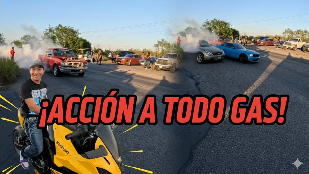 1er salida a la pista 868mustangrancing, videoBlog leve!! Pa empezar el año