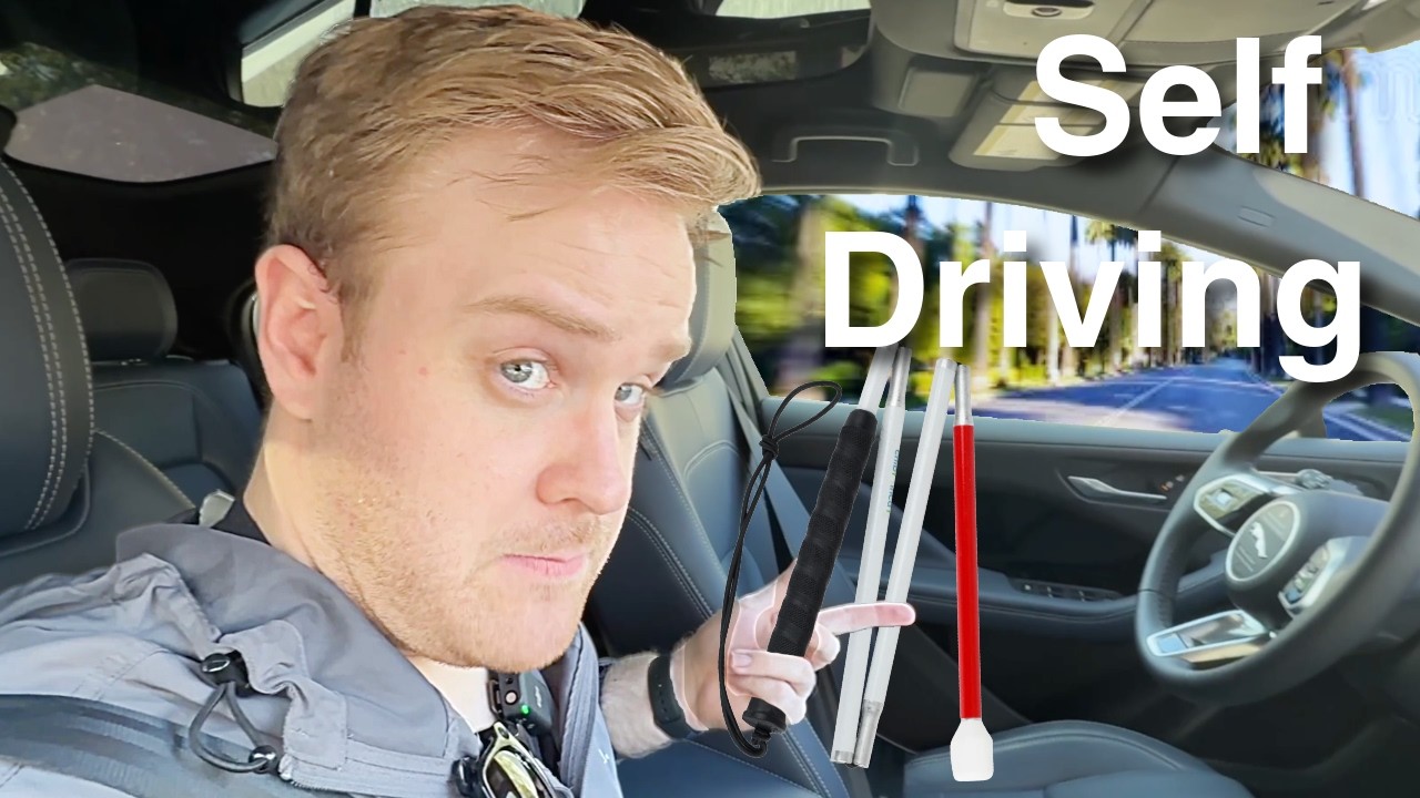 Blind Guy Rides a Self-Driving Car Alone (First Time)