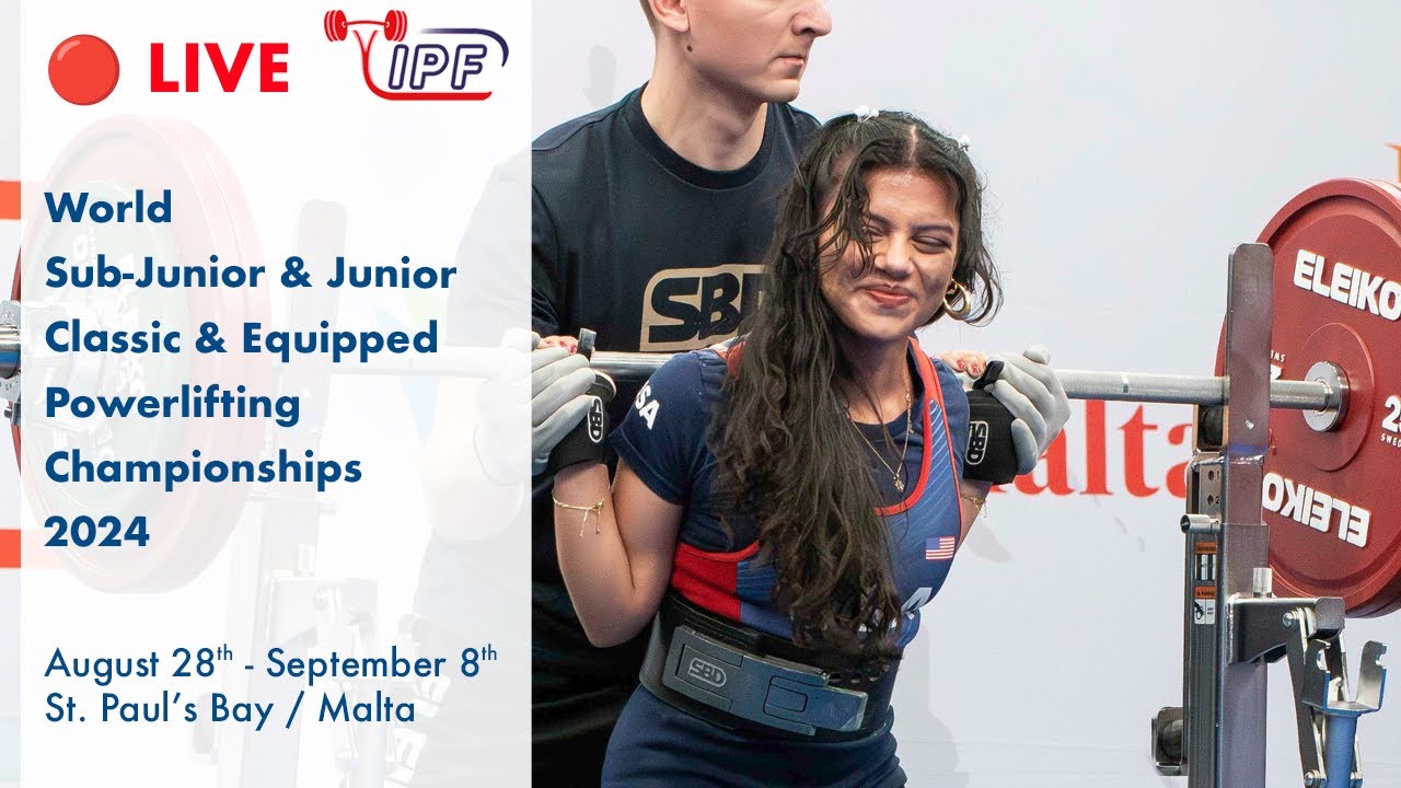 Women Jr 47 + Men Jr 59  - World Sub-Junior & Junior Powerlifting Championships 2024