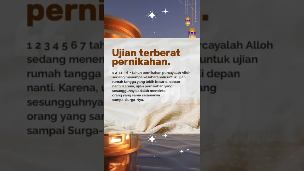 Ujian pernikahan