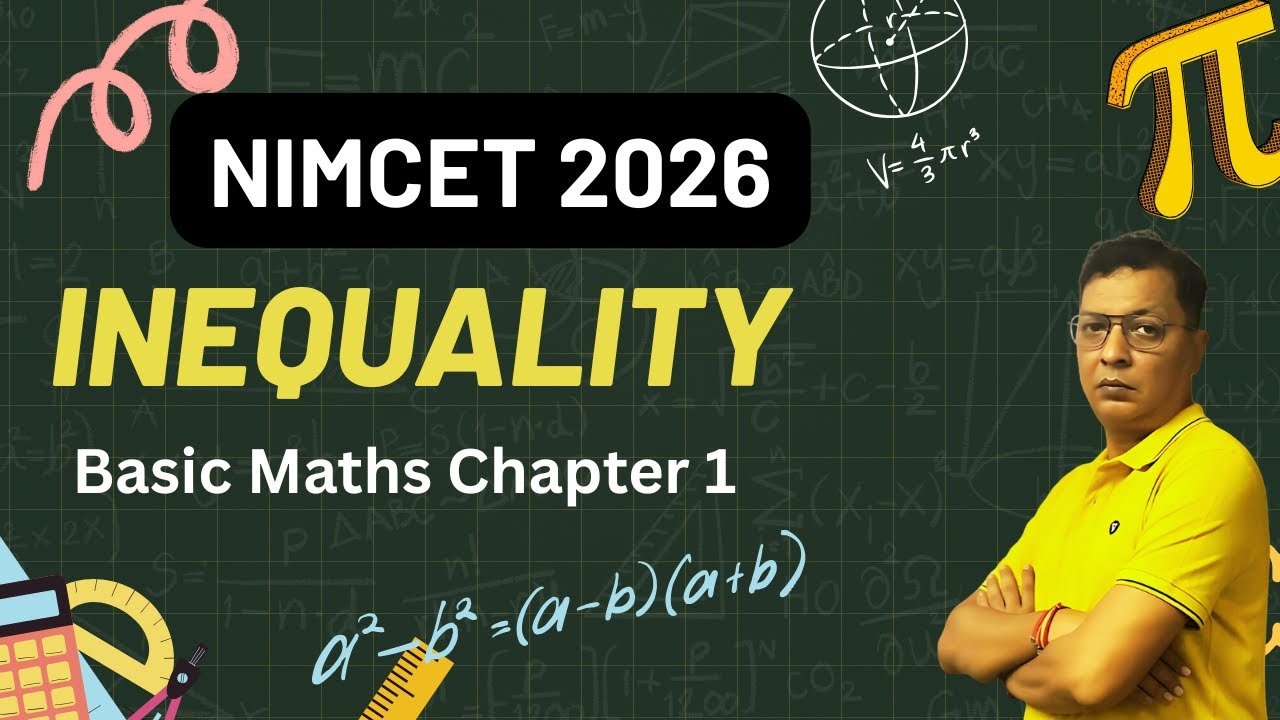 Inequality Concept | NIMCET CUET  2026 | Basic Maths | Nitin Agrawal | INPS Classes