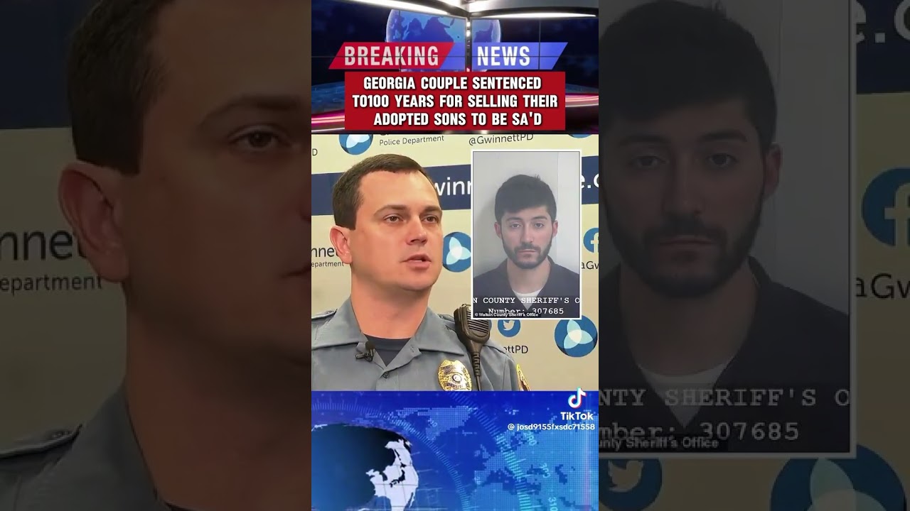 Georgia Gay Couple Sentenced to 100 Years for Trafficking Adopted Sons #shorts #breakingnews #fyp