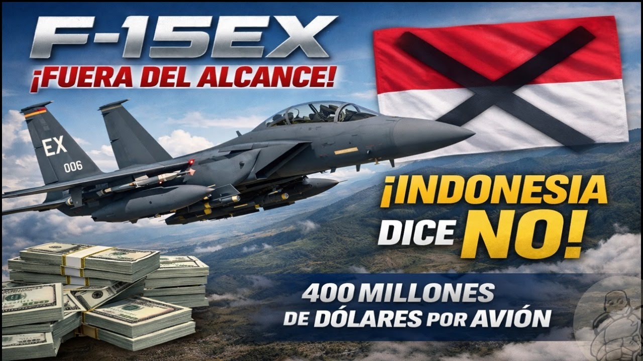F-15EX: ¿Por qué Indonesia ha dicho NO a un caza de 400 M de dólares?