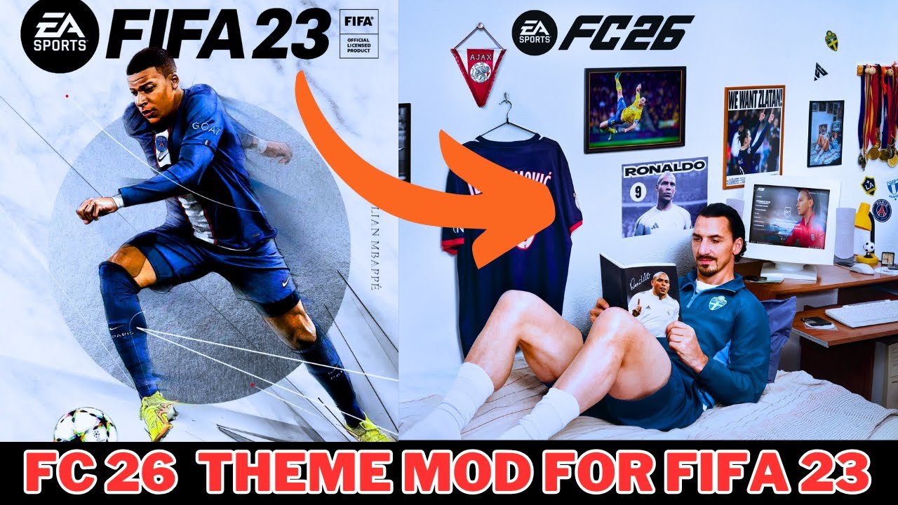 FIFA 23 NEXT SEASON PATCH FC26 ГРАФИЧЕСКАЯ ТЕМЫ МОД