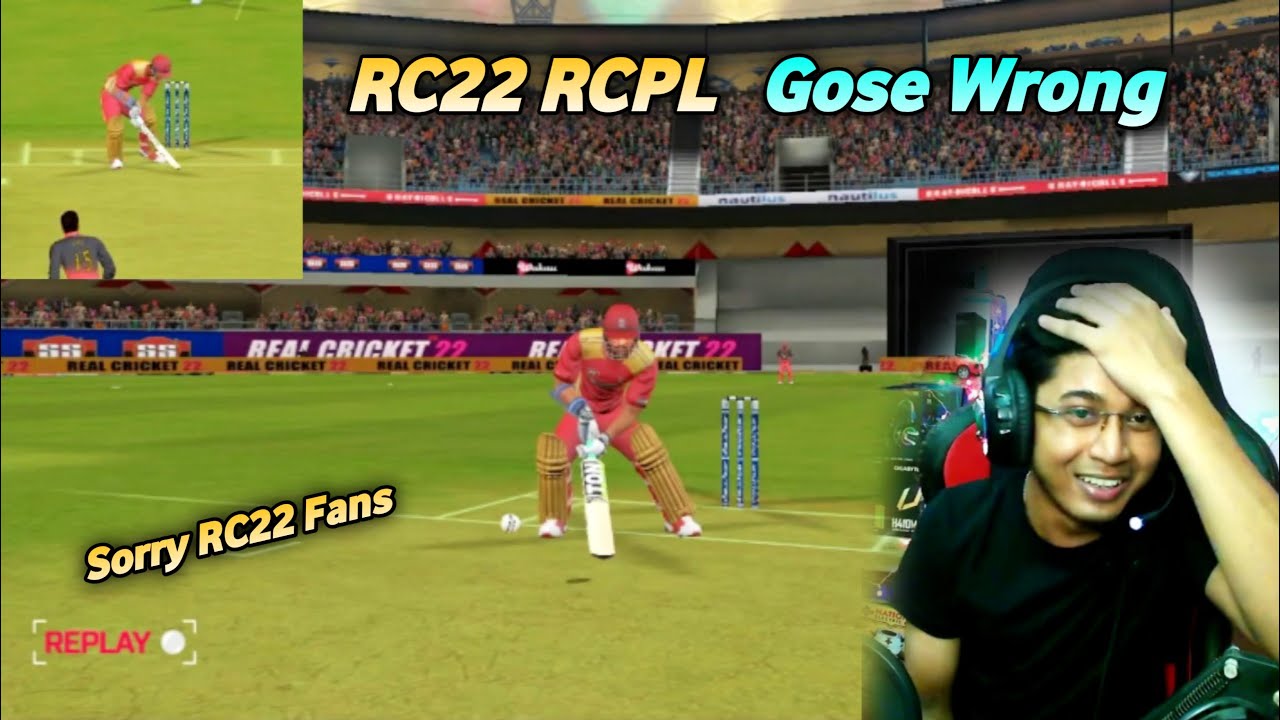 First Time First Match Gose Wrong in Real Cricket™ 22 Auction Match || OctaL