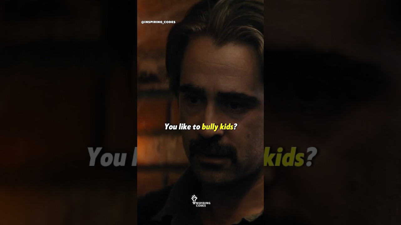 Father avenges his bullied son 🥶 True detective Bullying scene