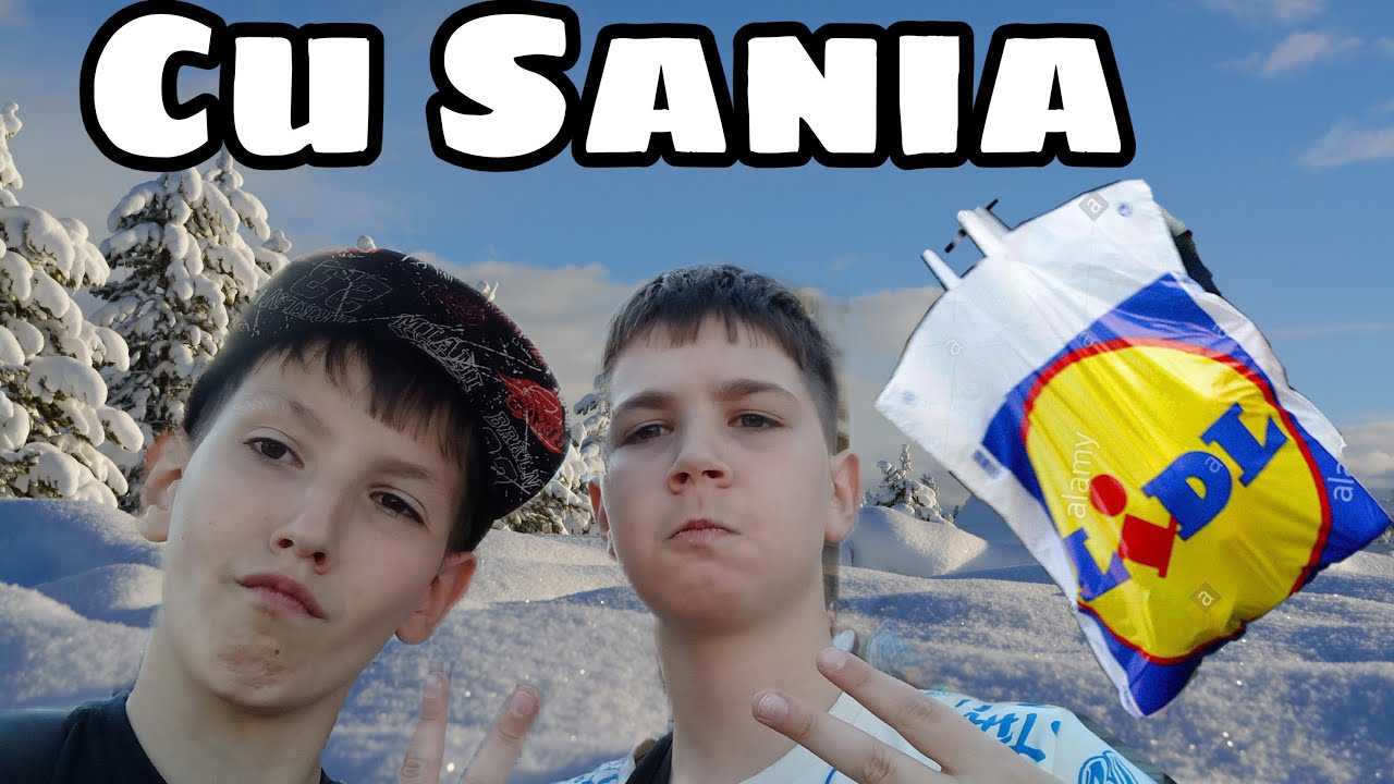 Cu Sania alături de Coco!!!(Multe căzături)