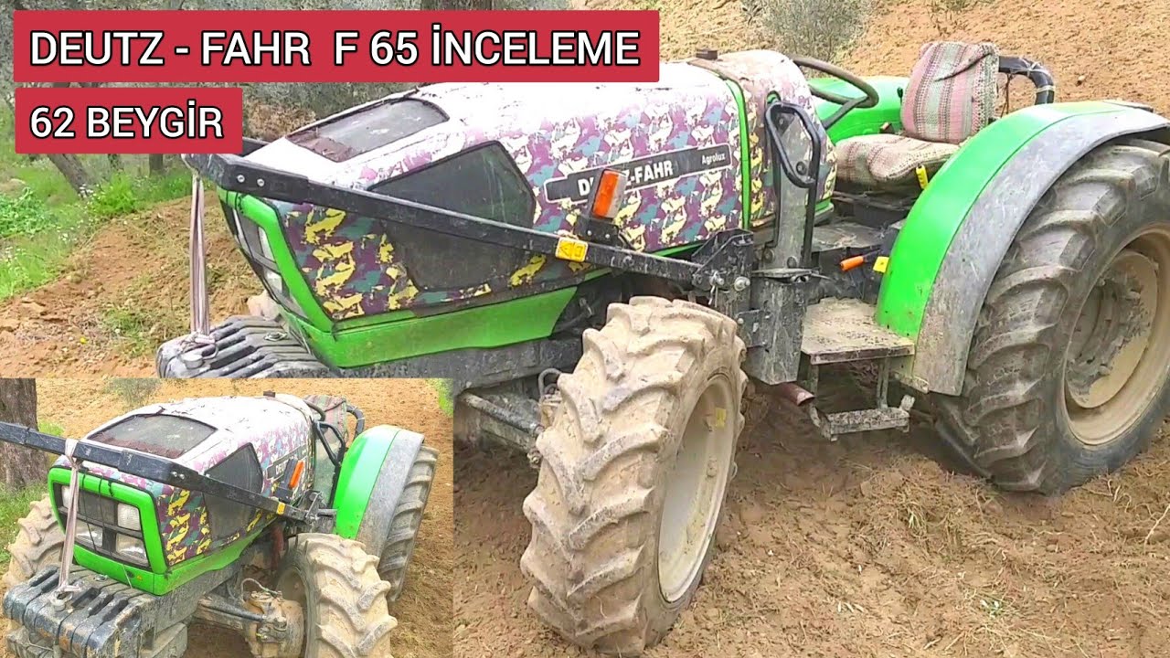 KEŞKE KAPUTU YÜKSEK OLMASAYDI - (Deutz-Fahr F65 Bahçe Traktörü İnceleme)