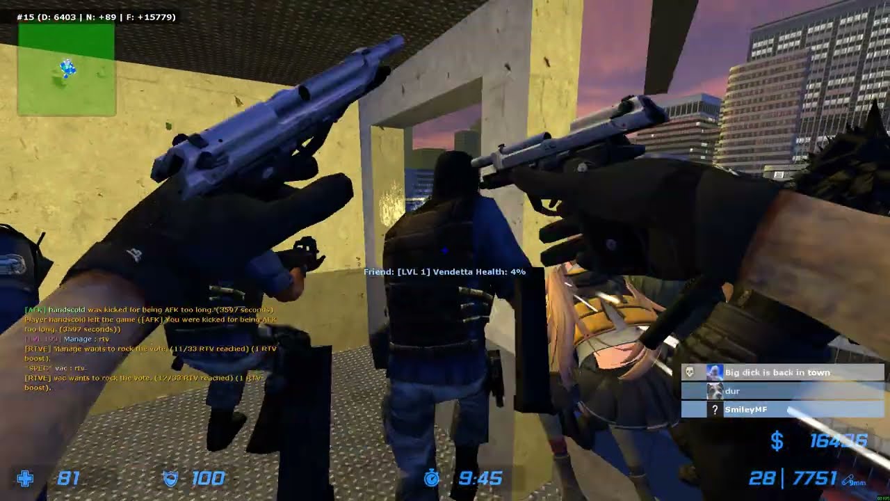 Counter-Strike: Source - Zombie Escape [Rooftop Rogue - Stage 4] - UNLOZE