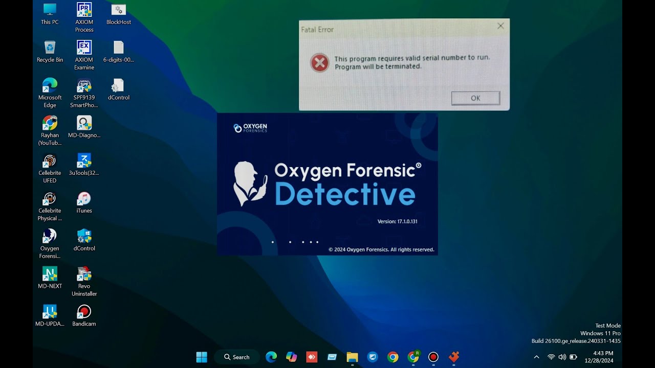 OxyDetective 17.1.0.131 License Activation & This Program Requires Valid Serial Number to Run Fixed.