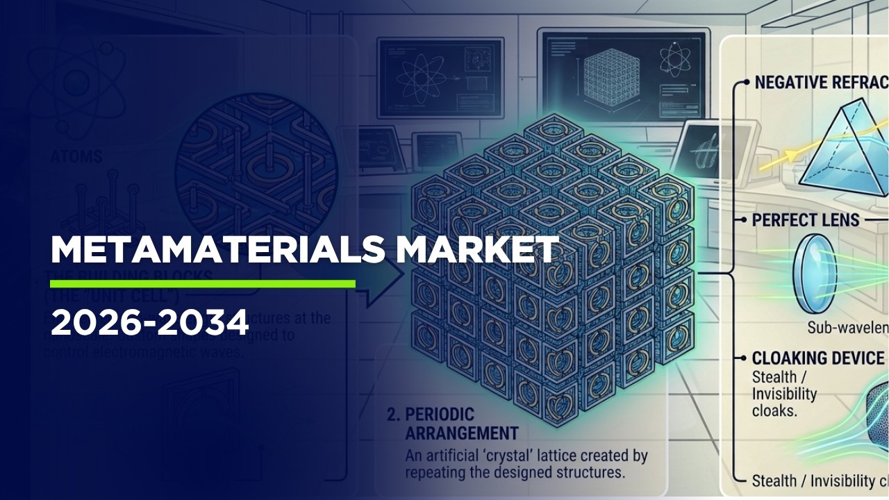 Metamaterials Market 2026&ndash;2034| Engineering the Future with Next-Generation Smart Materials