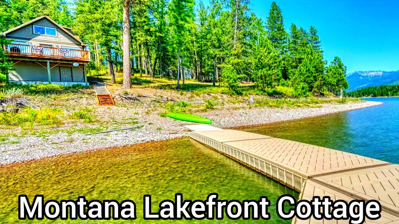 Montana Lakefront Property For Sale | Waterfront Cottage For Sale | 3bd | 2ba | Montana Real Estate